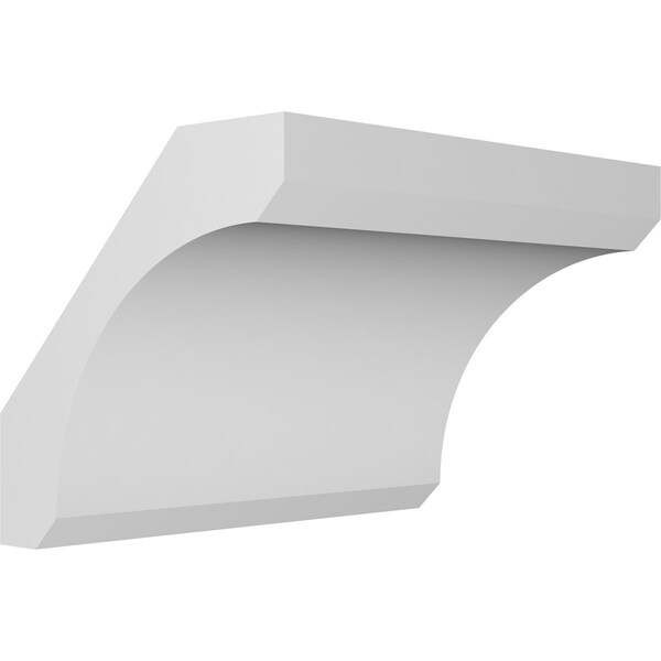 Ekena Millwork 6-in. W x 44-in. D x 44-in. H Legacy Architectural Grade PVC Knee Brace BRCP06X44X44LEC - main